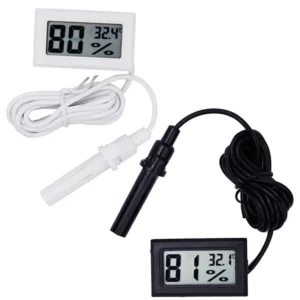 جهاز قياس الحرارة والرطوبة الرقمي FY-12 بشاشة LCD